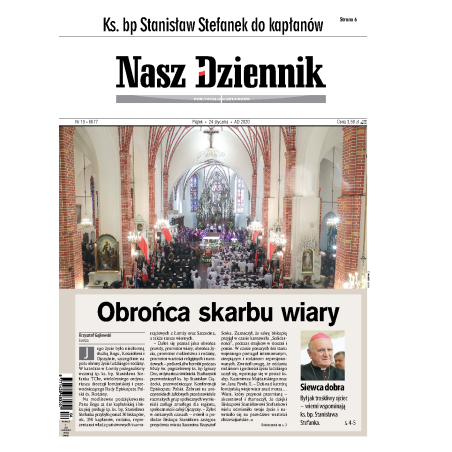 Nasz Dziennik z dnia 24.01.2020 wydanie PDF