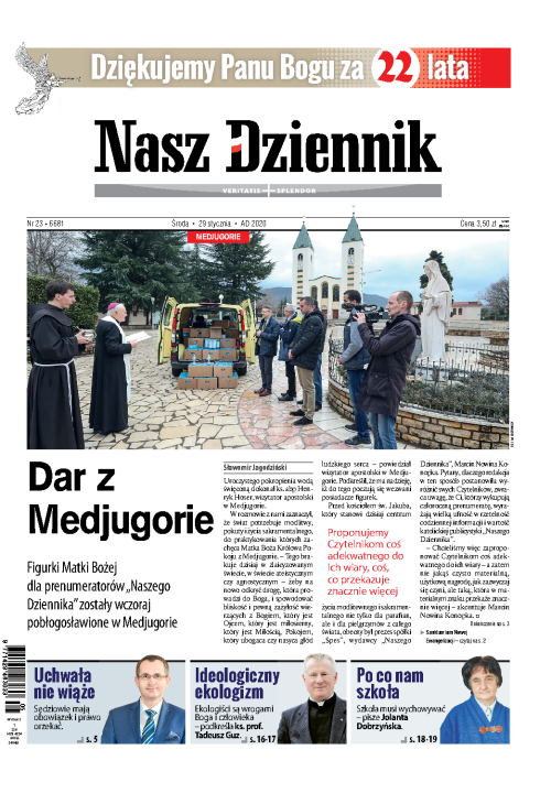 Nasz Dziennik z dnia 29.01.2020 wydanie PDF