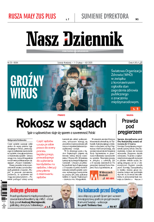 Nasz Dziennik z dnia 01.02.2020 wydanie PDF