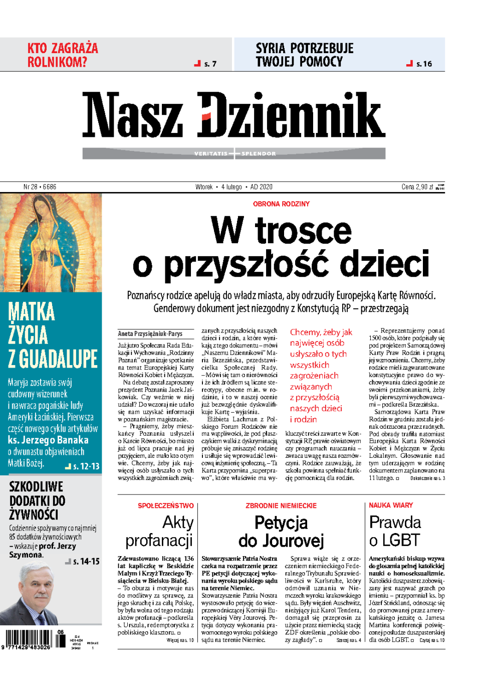 Nasz Dziennik z dnia 04.02.2020 wydanie PDF