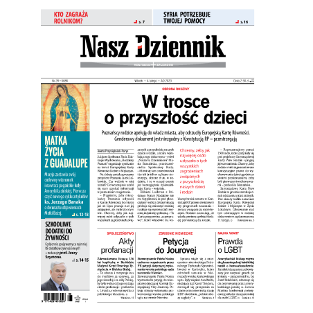 Nasz Dziennik z dnia 04.02.2020 wydanie PDF
