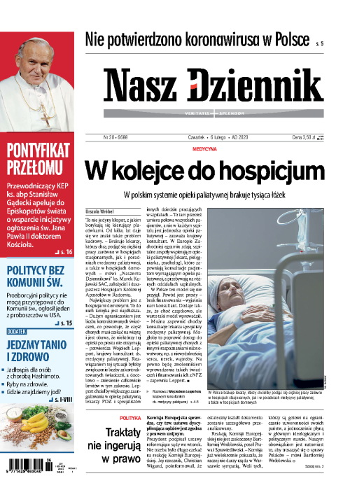 Nasz Dziennik z dnia 06.02.2020 wydanie PDF