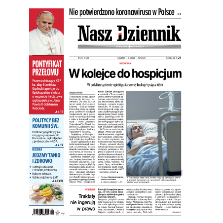 Nasz Dziennik z dnia 06.02.2020 wydanie PDF