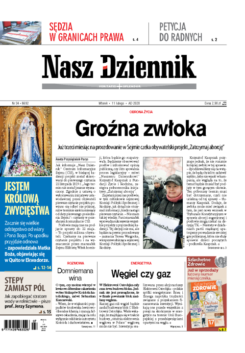 Nasz Dziennik z dnia 11.02.2020 wydanie PDF