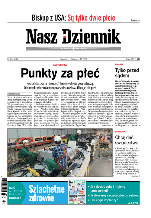 Nasz Dziennik z dnia 13.02.2020 wydanie PDF