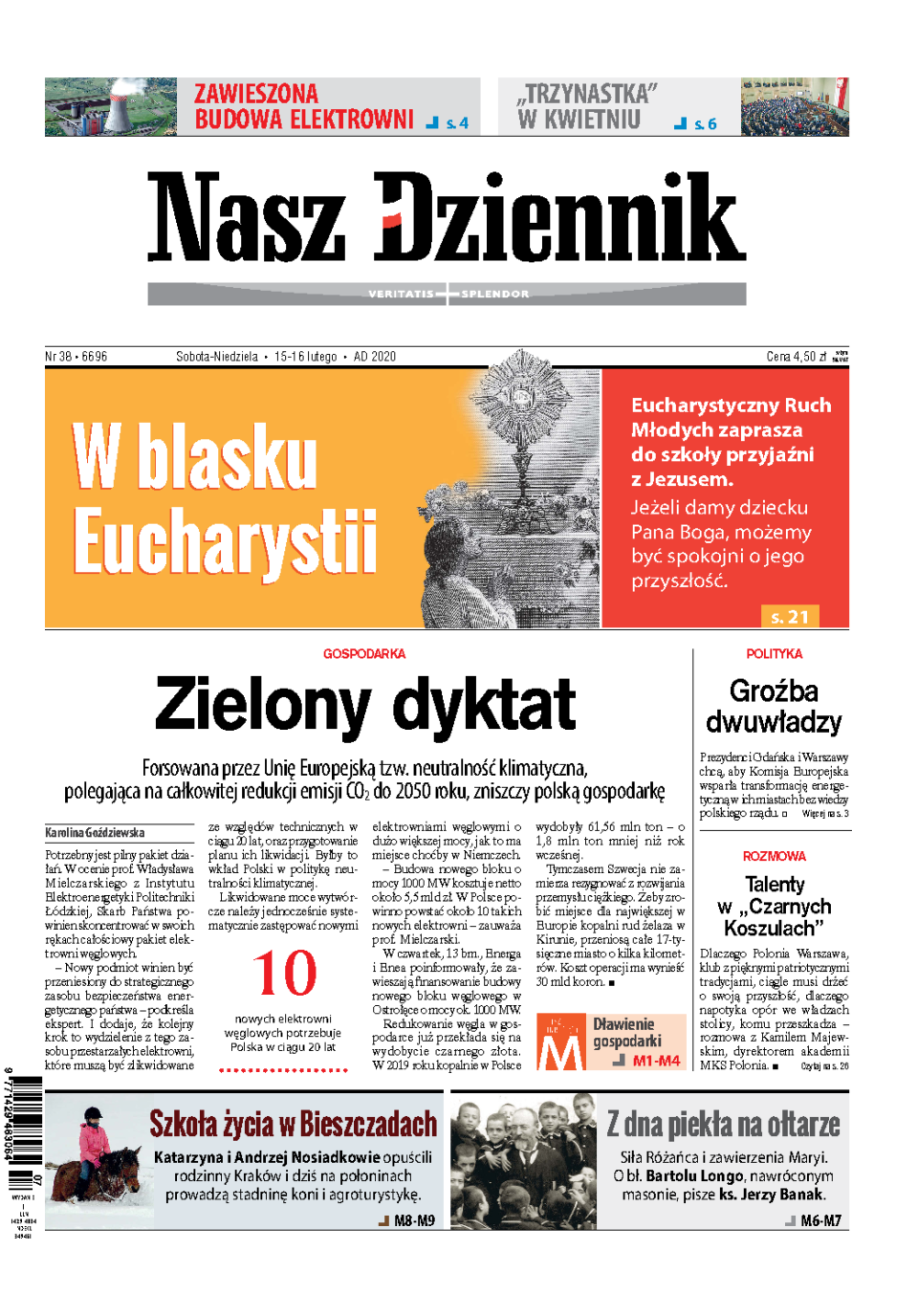 Nasz Dziennik z dnia 15.02.2020 wydanie PDF