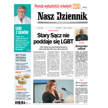 Nasz Dziennik z dnia 17.02.2020 wydanie PDF