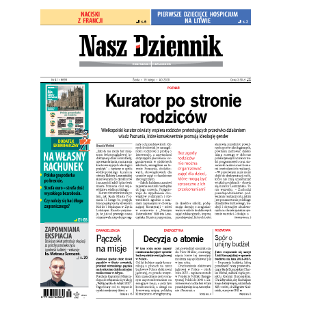 Nasz Dziennik z dnia 19.02.2020 wydanie PDF