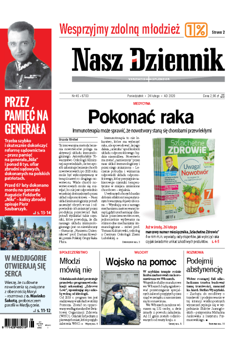 Nasz Dziennik z dnia 24.02.2020 wydanie PDF