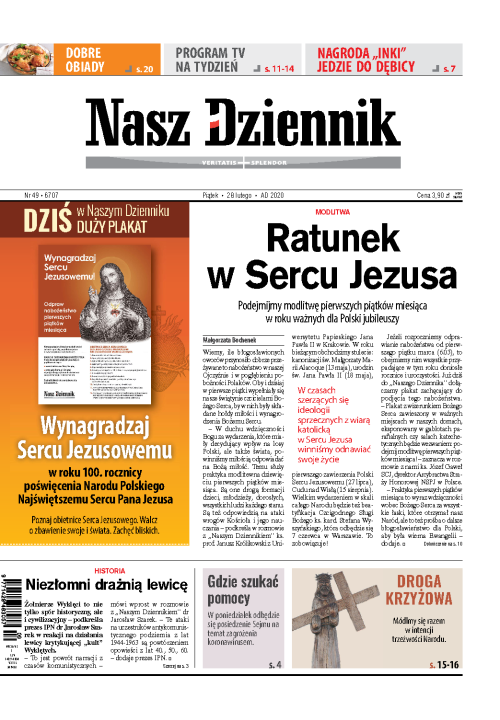 Nasz Dziennik z dnia 28.02.2020 wydanie PDF