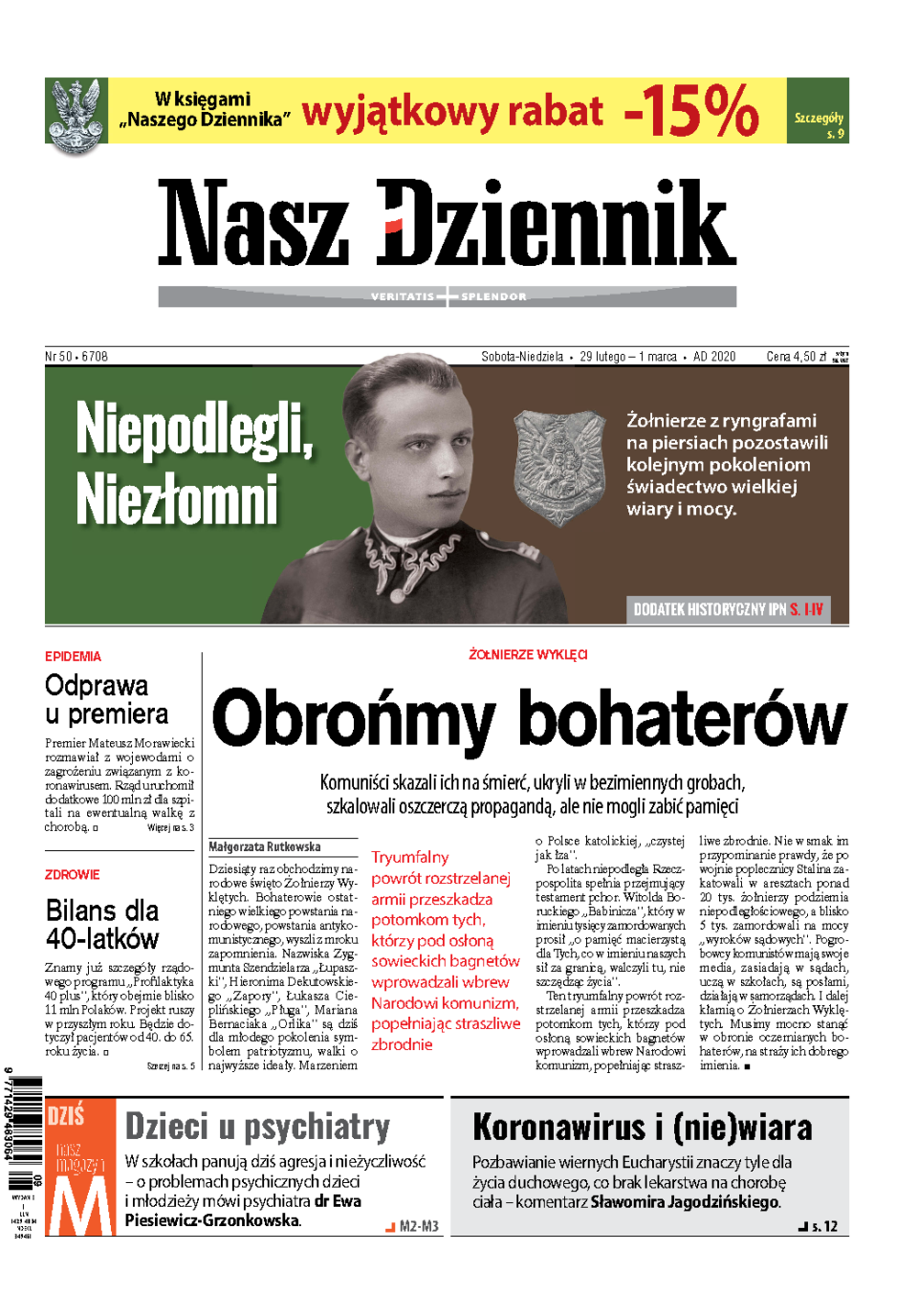 Nasz Dziennik z dnia 29.02.2020 wydanie PDF