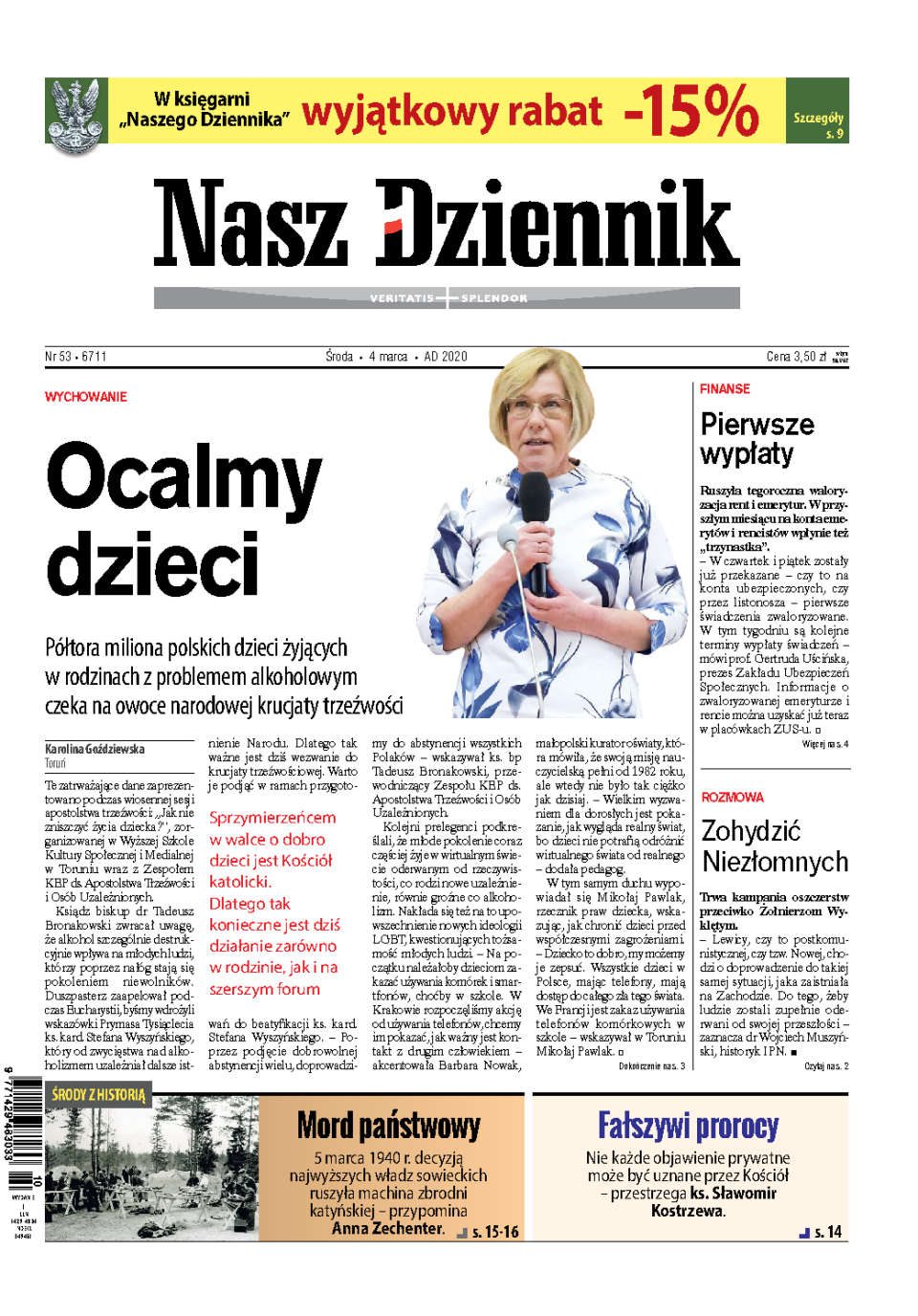 Nasz Dziennik z dnia 04.03.2020 wydanie PDF