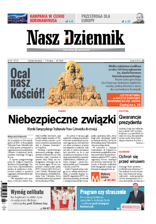 Nasz Dziennik z dnia 07.03.2020 wydanie PDF