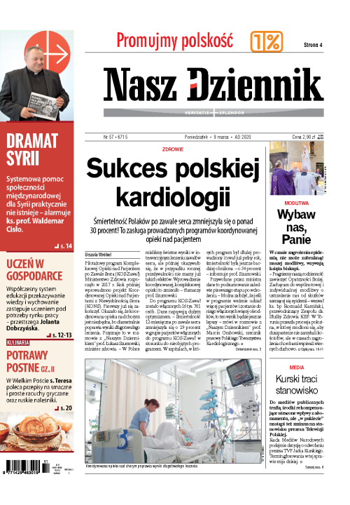 Nasz Dziennik z dnia 09.03.2020 wydanie PDF
