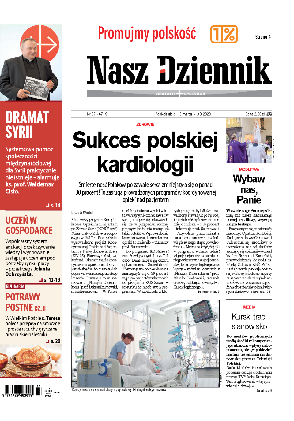 Nasz Dziennik z dnia 09.03.2020 wydanie PDF