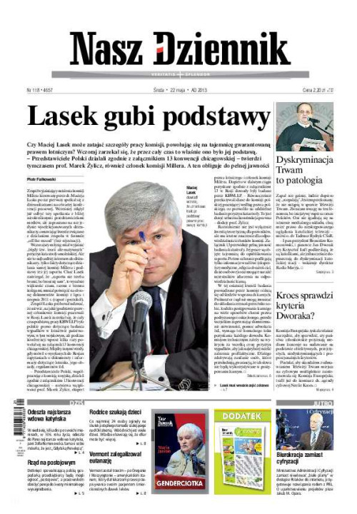 Nasz Dziennik z dnia 22.05.2013 wydanie PDF