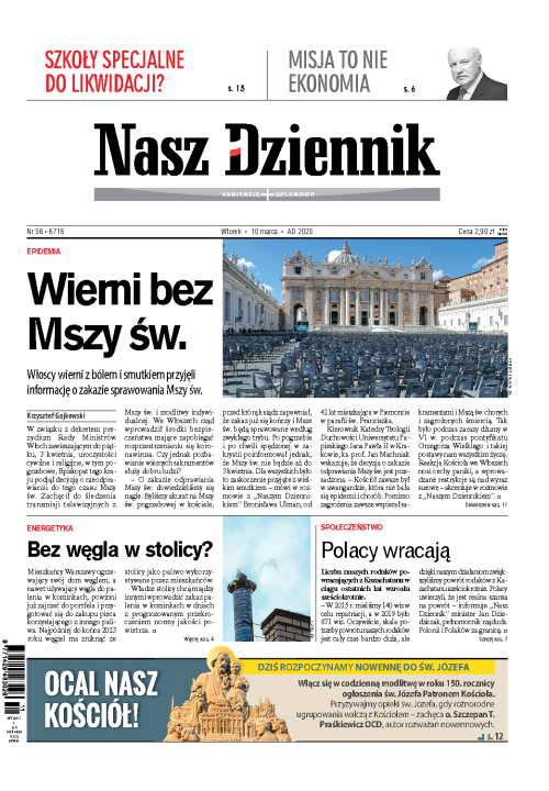 Nasz Dziennik z dnia 10.03.2020 wydanie PDF