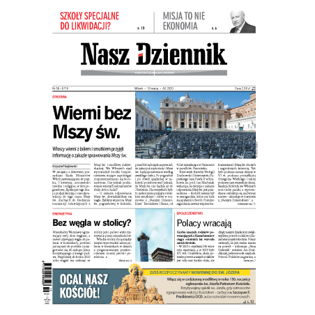 Nasz Dziennik z dnia 10.03.2020 wydanie PDF