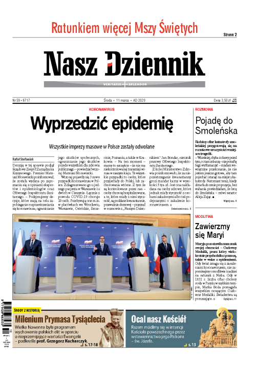 Nasz Dziennik z dnia 11.03.2020 wydanie PDF