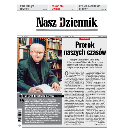Nasz Dziennik z dnia 23.03.2020 wydanie PDF