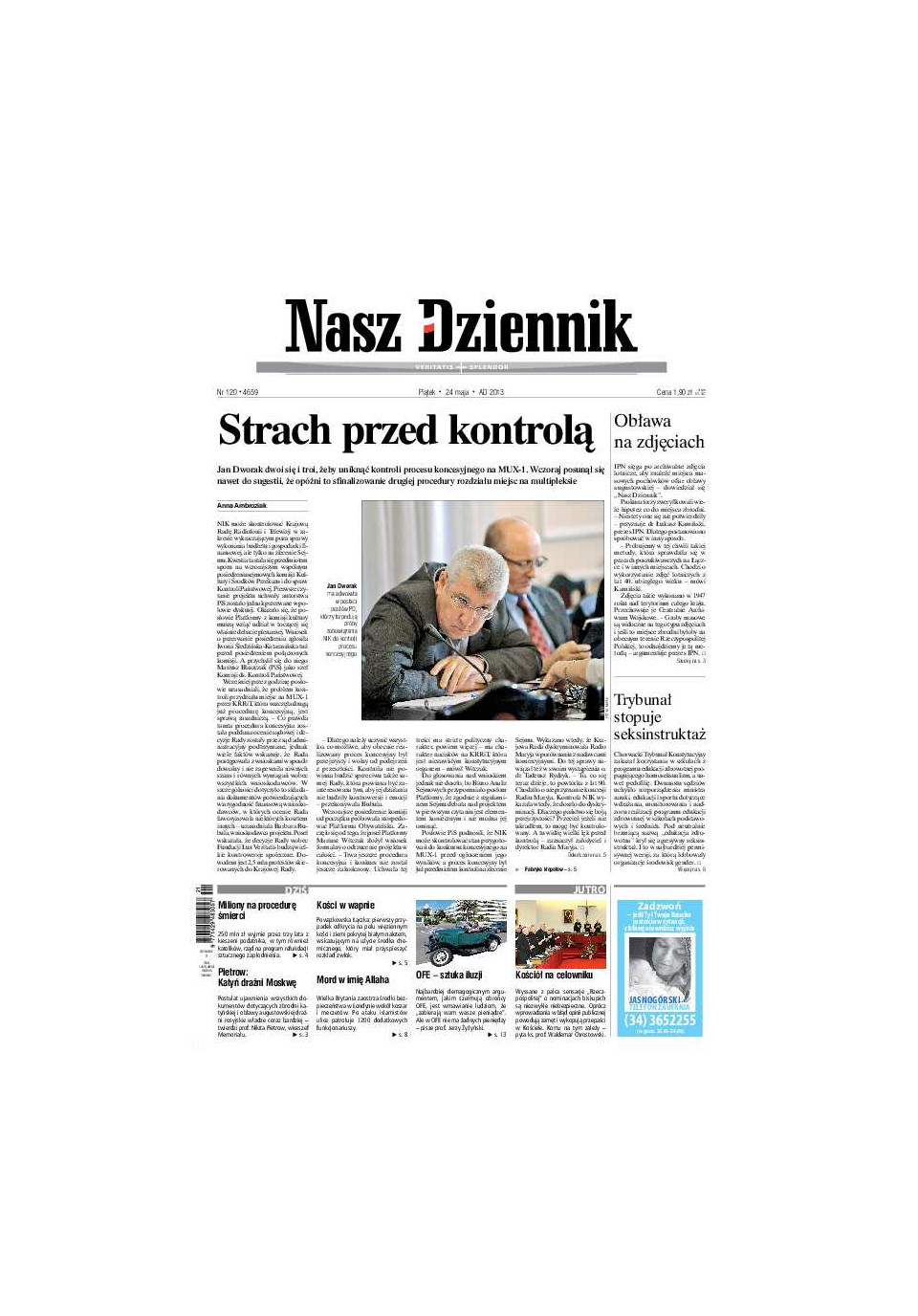 Nasz Dziennik z dnia 24.05.2013 wydanie PDF