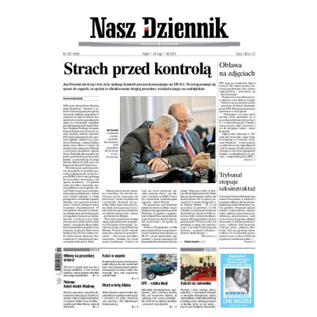Nasz Dziennik z dnia 24.05.2013 wydanie PDF