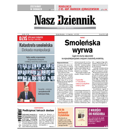 Nasz Dziennik z dnia 04.04.2020 wydanie PDF