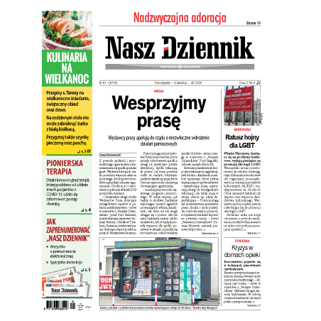 Nasz Dziennik z dnia 06.04.2020 wydanie PDF