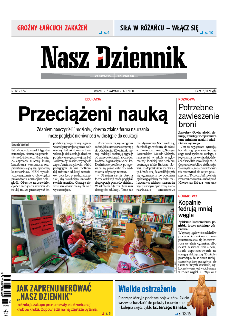 Nasz Dziennik z dnia 07.04.2020 wydanie PDF