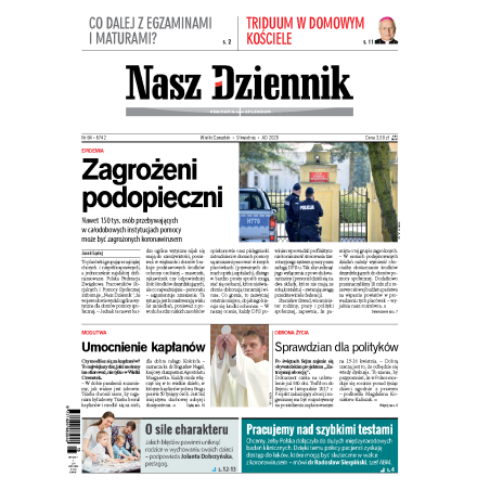 Nasz Dziennik z dnia 09.04.2020 wydanie PDF