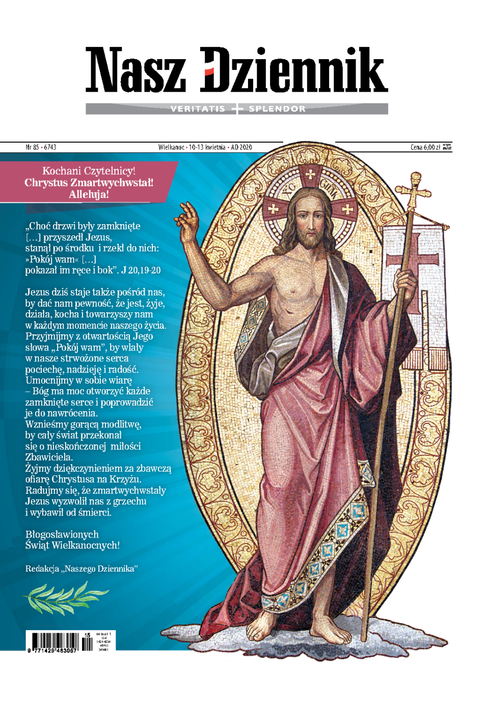 Nasz Dziennik z dnia 10.04.2020 wydanie PDF