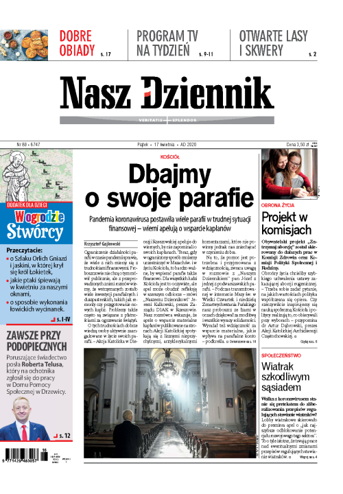 Nasz Dziennik z dnia 17.04.2020 wydanie PDF