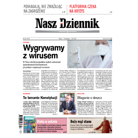 Nasz Dziennik z dnia 22.04.2020 wydanie PDF
