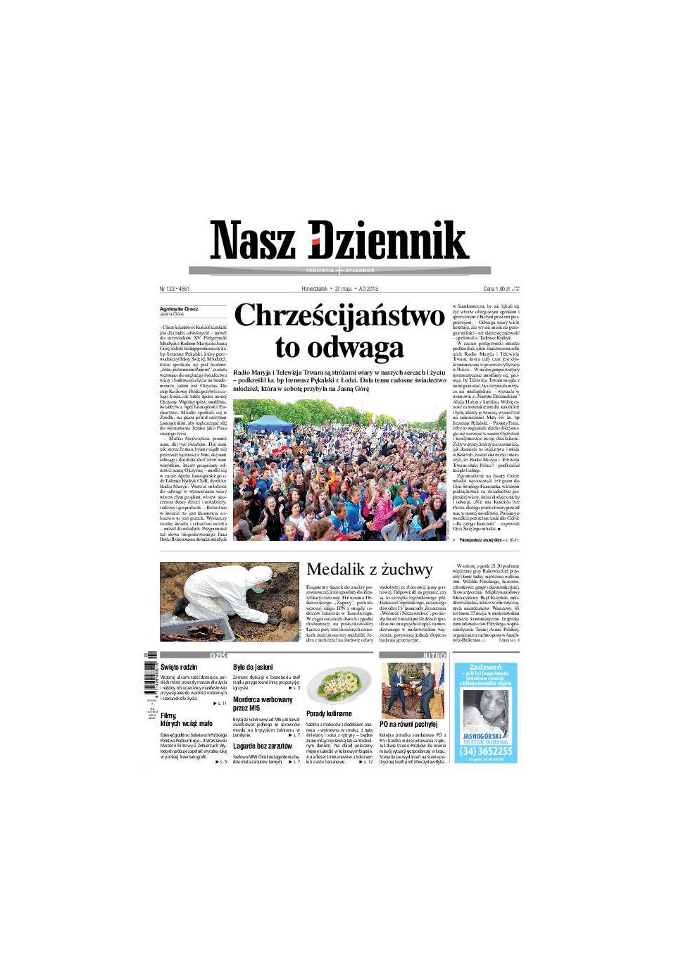Nasz Dziennik z dnia 27.05.2013 wydanie PDF