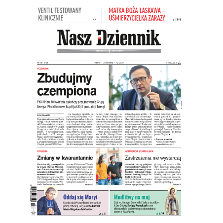 Nasz Dziennik z dnia 28.04.2020 wydanie PDF