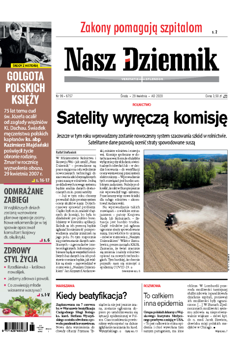 Nasz Dziennik z dnia 29.04.2020 wydanie PDF