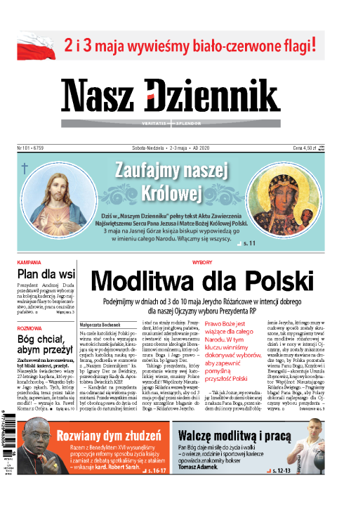 Nasz Dziennik z dnia 02.05.2020 wydanie PDF