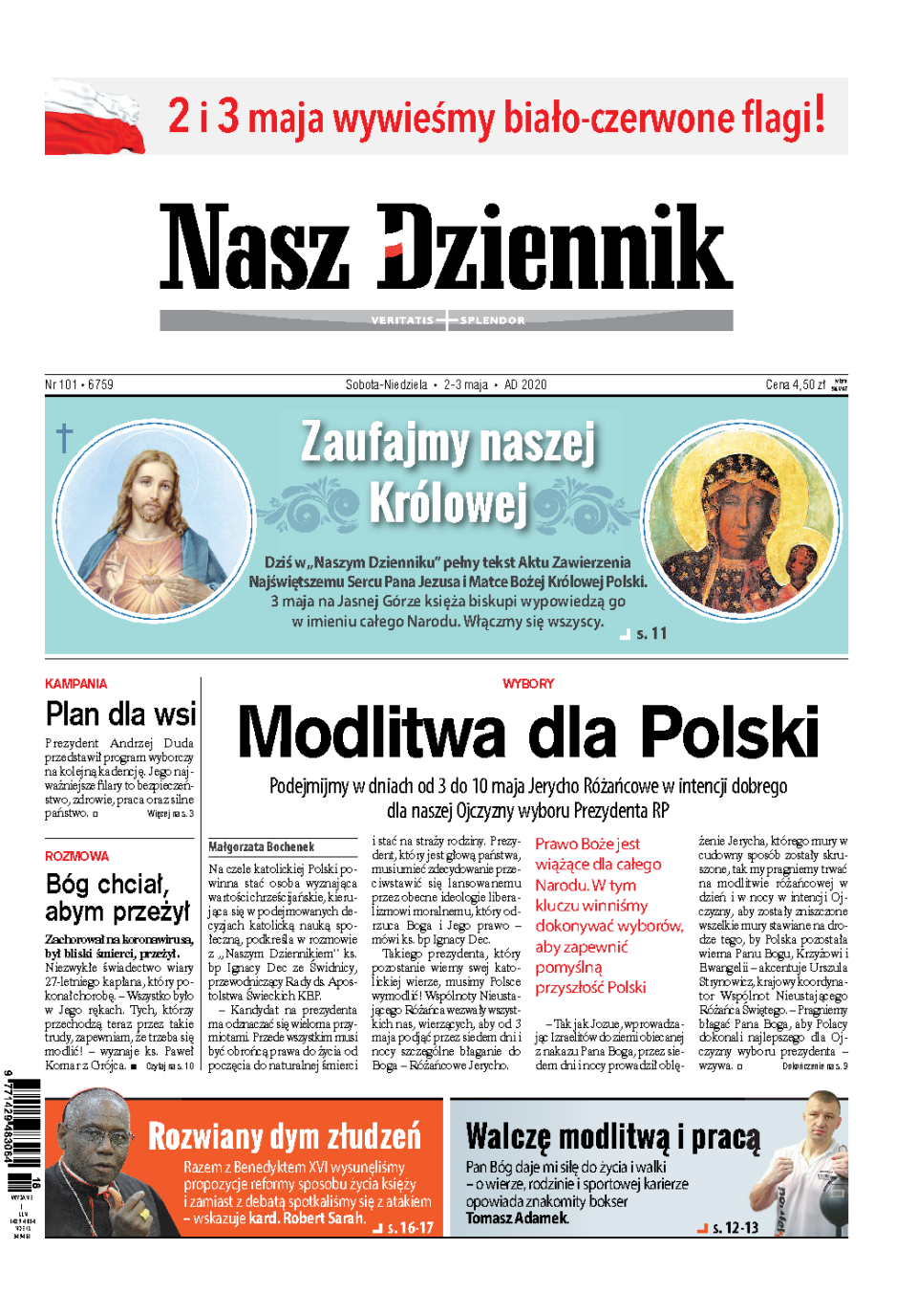 Nasz Dziennik z dnia 02.05.2020 wydanie PDF