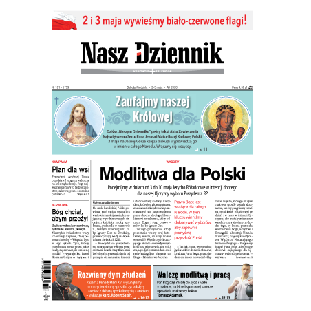Nasz Dziennik z dnia 02.05.2020 wydanie PDF