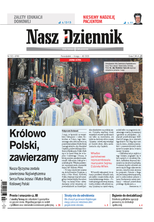 Nasz Dziennik z dnia 04.05.2020 wydanie PDF