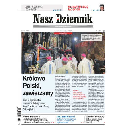 Nasz Dziennik z dnia 04.05.2020 wydanie PDF