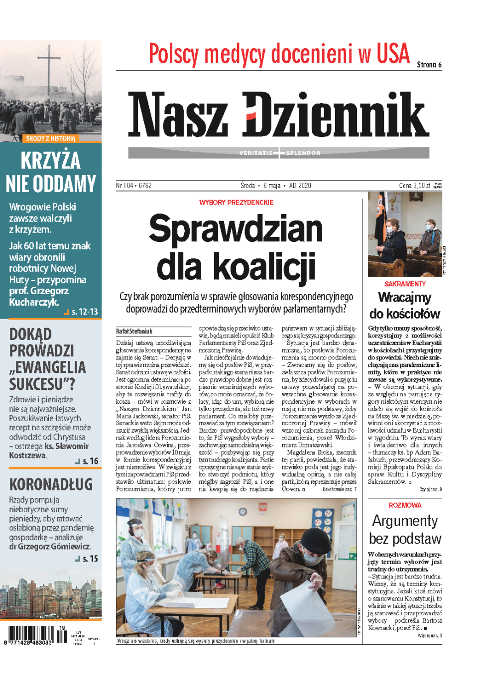 Nasz Dziennik z dnia 06.05.2020 wydanie PDF