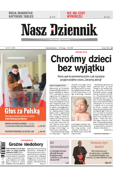 Nasz Dziennik z dnia 09.05.2020 wydanie PDF