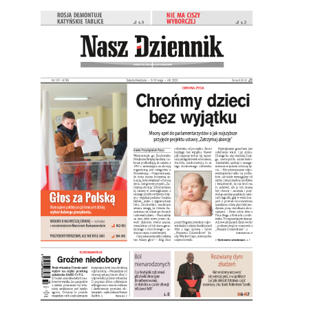Nasz Dziennik z dnia 09.05.2020 wydanie PDF