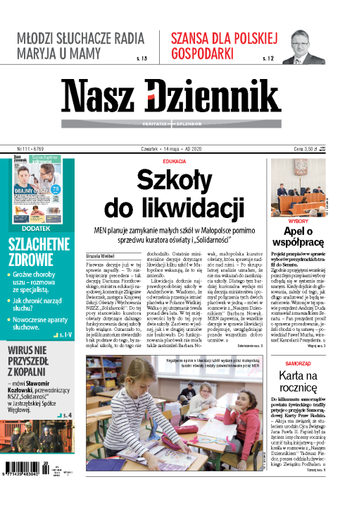 Nasz Dziennik z dnia 14.05.2020 wydanie PDF