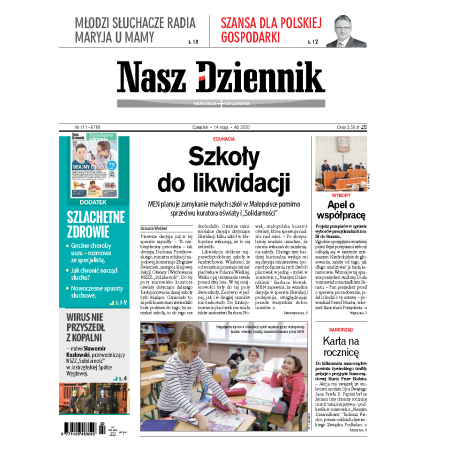 Nasz Dziennik z dnia 14.05.2020 wydanie PDF