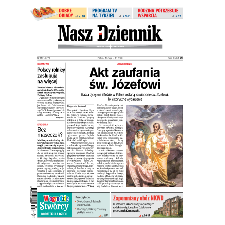 Nasz Dziennik z dnia 15.05.2020 wydanie PDF