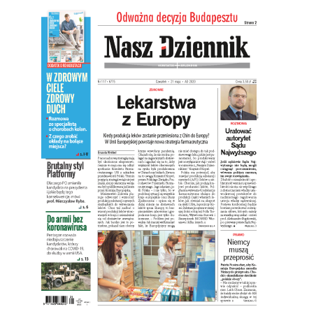 Nasz Dziennik z dnia 21.05.2020 wydanie PDF