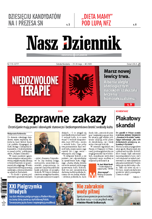 Nasz Dziennik z dnia 23.05.2020 wydanie PDF