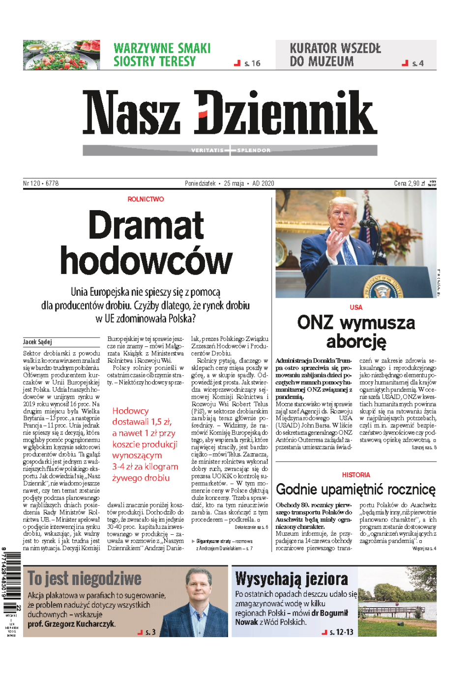 Nasz Dziennik z dnia 25.05.2020 wydanie PDF